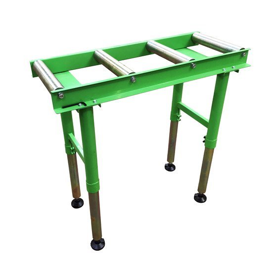 Heavy Duty Roller Conveyor Table 1 Metre Holds 800Kg 4 Rollers Adjustable