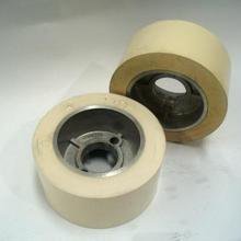 120mm Dia x 60mm Wide Alloy Hubbed Roller (Steff, Comatic, Wadkin BLG8 Power Feeders) Price per wheel