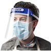 2 x脸遮阳板安全面罩PPE盾牌密码重复使用塑料护罩英国库存 - 每人4.93英镑