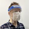 2 x脸遮阳板安全面罩PPE盾牌密码重复使用塑料护罩英国库存 - 每人4.93英镑