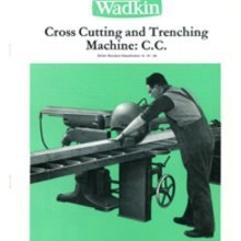 Wadkin CC Crosscut备件|高级机械
