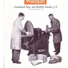 Wadkin JTA光盘和筒管桑德备件