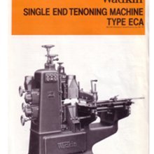 Wadkin ECA Tenoner Spare Parts